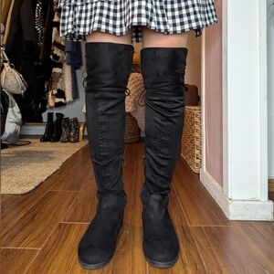 Black Over the Knee Boots
